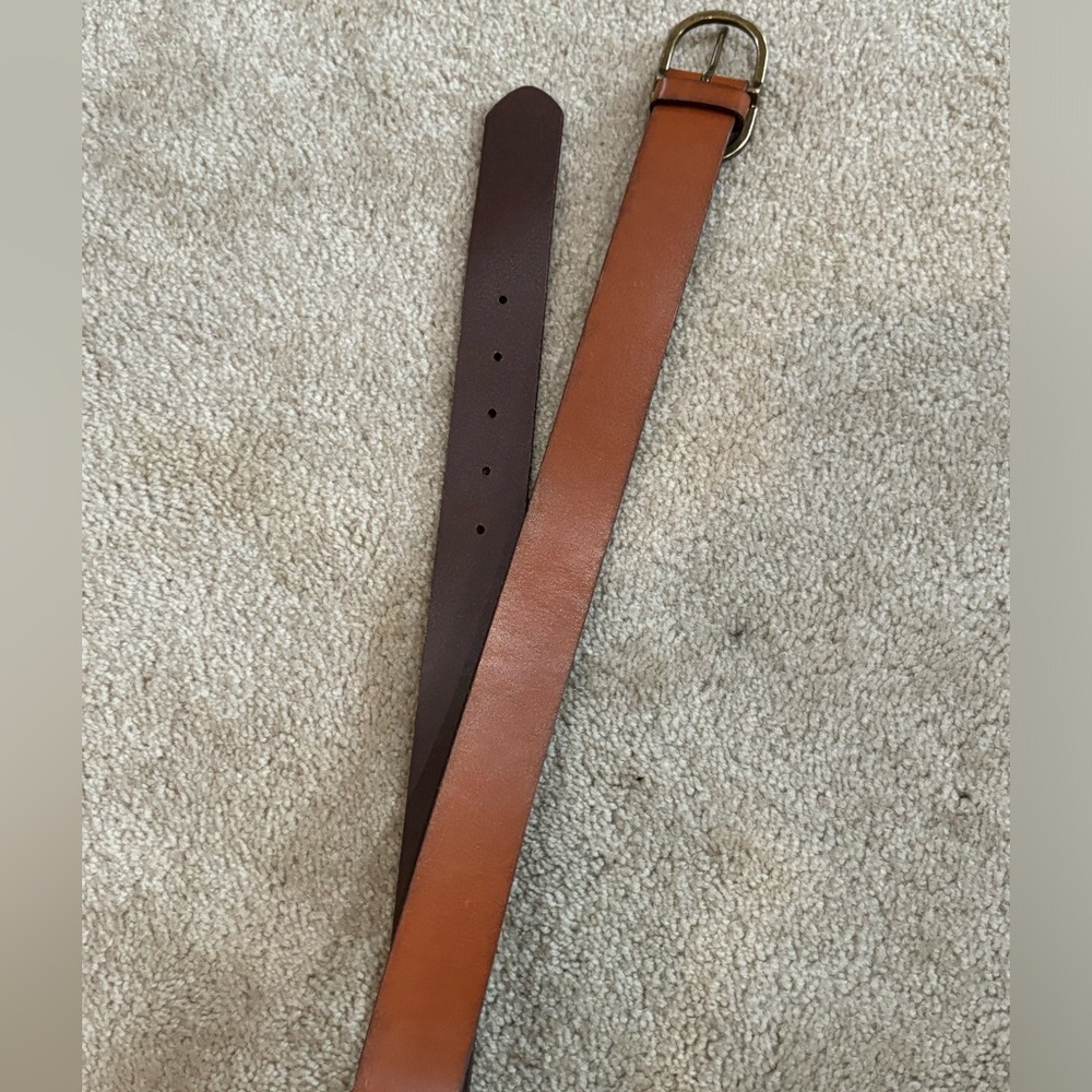 Anthropogie Mens Leather Oval Belt - Picture 9 of 10